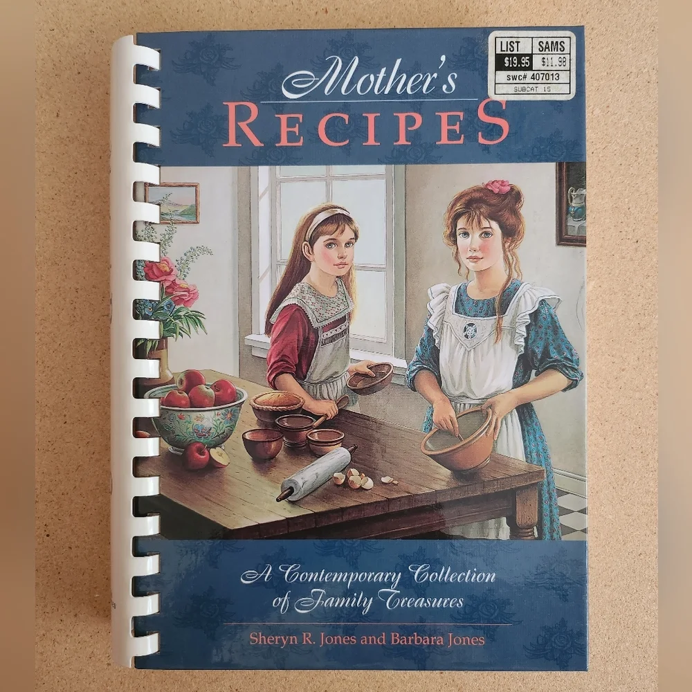 Mother's Recipes Cookbook VTG